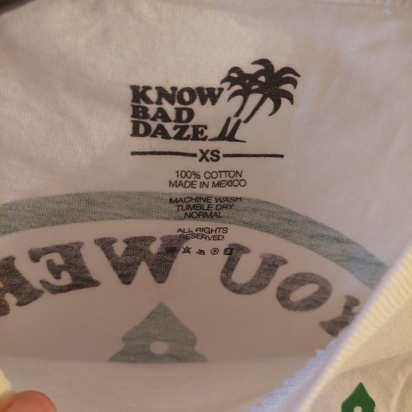 Exclusive “Know Bad Daze” zumiez 100k tee - Picture 3 of 5